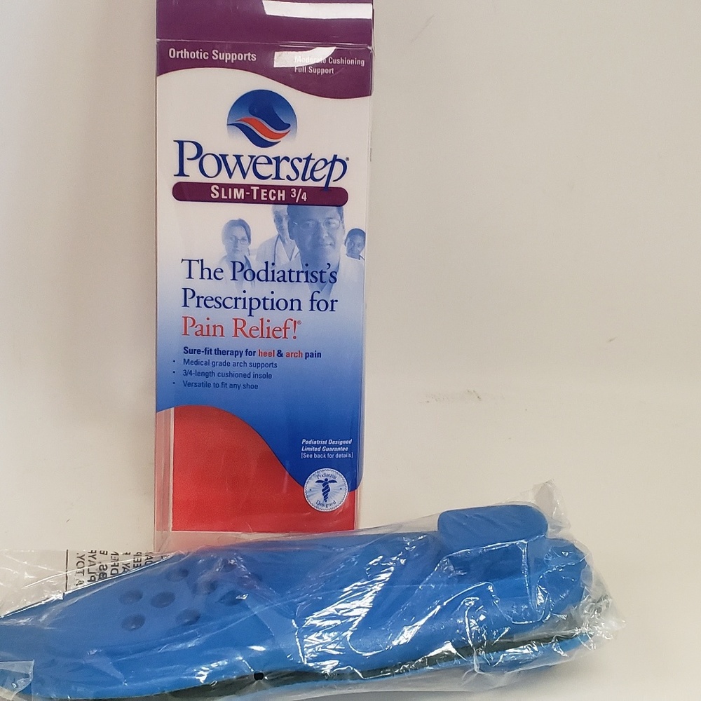 POWERSTEP Slim-Tech Orthotic Support Insoles